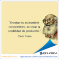 Reflexión Paulo Freire