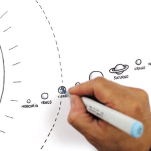 Videos animados con ilustraciones de Guillo acercan la astronomía a todo público