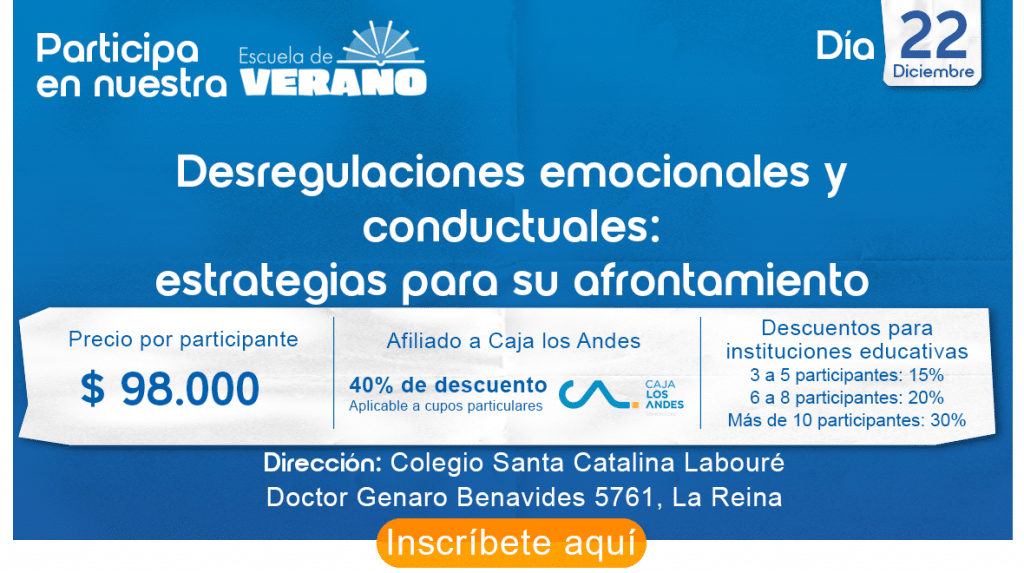 Desregulación emocional - Escuela de Verano