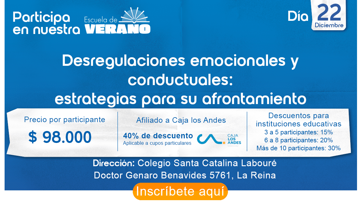 Desregulación emocional - Escuela de Verano