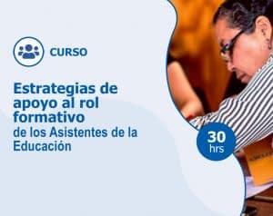 Curso – Estrategias de apoyo al rol formativo de Asistentes de la Educación en contextos escolares