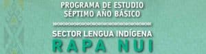 Programa Lengua Indígena 7° Básico – Lengua Indígena Rapa Nui