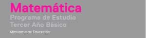 Programa de Estudio Matemática de 3° Básico