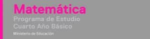 Programa de Estudio Matemática de 4° Básico