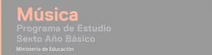Programa de Estudio Música de 6° Básico