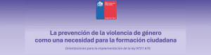 Orientaciones para la implementación de la ley N°21.675